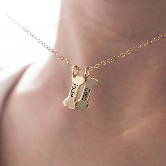 Custom Name Pendant Necklace For Pet Enthusiasts