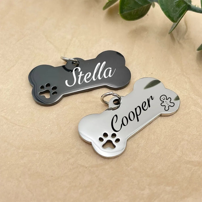 Personalized Pet Name Tag Pendant For Dog Collar