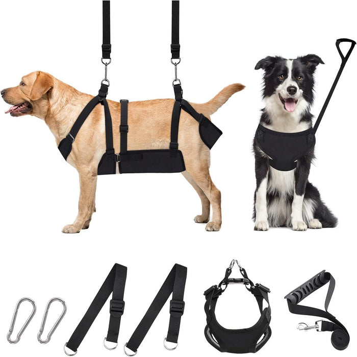 2 In 1 Multifunctional Pet Grooming Hammock And Harness Set