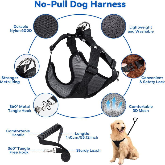 2 In 1 Multifunctional Pet Grooming Hammock And Harness Set