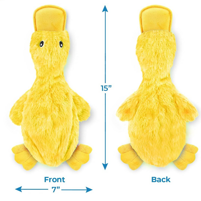 Pack Of 3 Crinkle Duck Plush Dog Toys