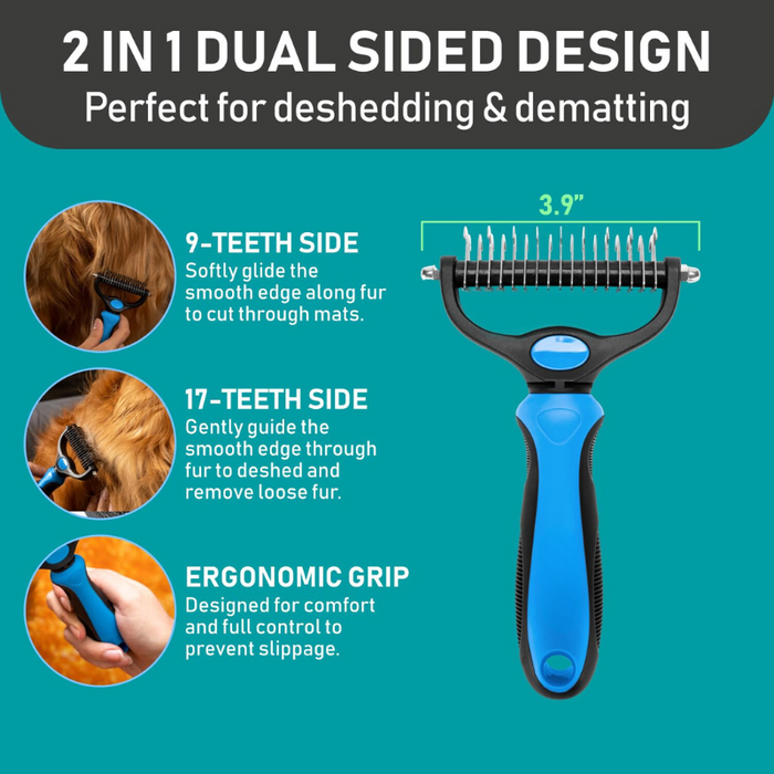 Double Sided Pet Grooming Brush