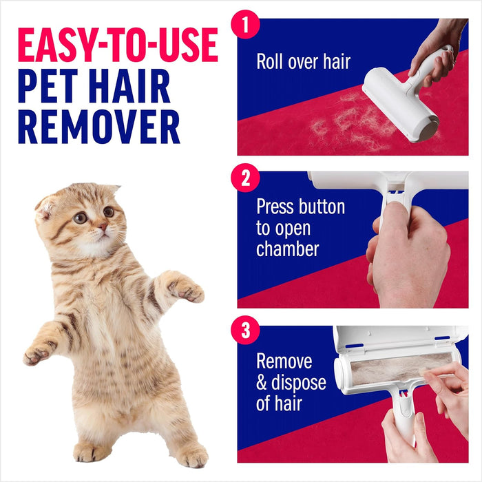 Multi Surface Pet Reusable Lint Roller And Remover