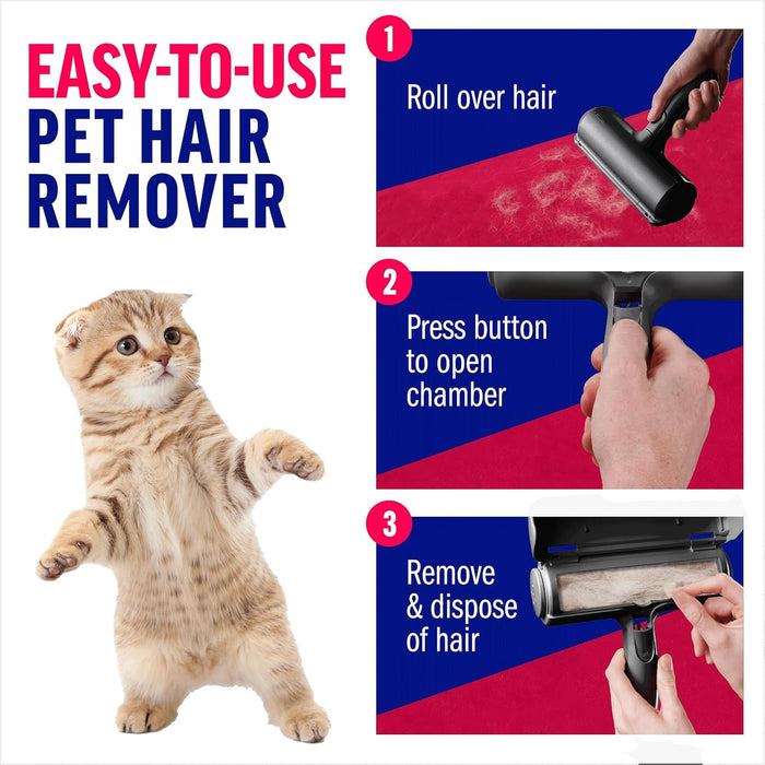 Multi Surface Pet Reusable Lint Roller And Remover