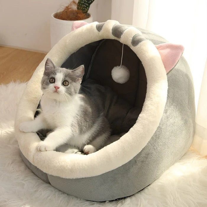 Tent Bed With Cushion Washable Pet Cave