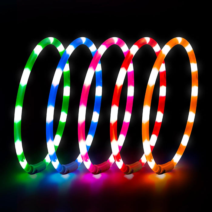 USB Rechargeable LED Safety Collar For Pets