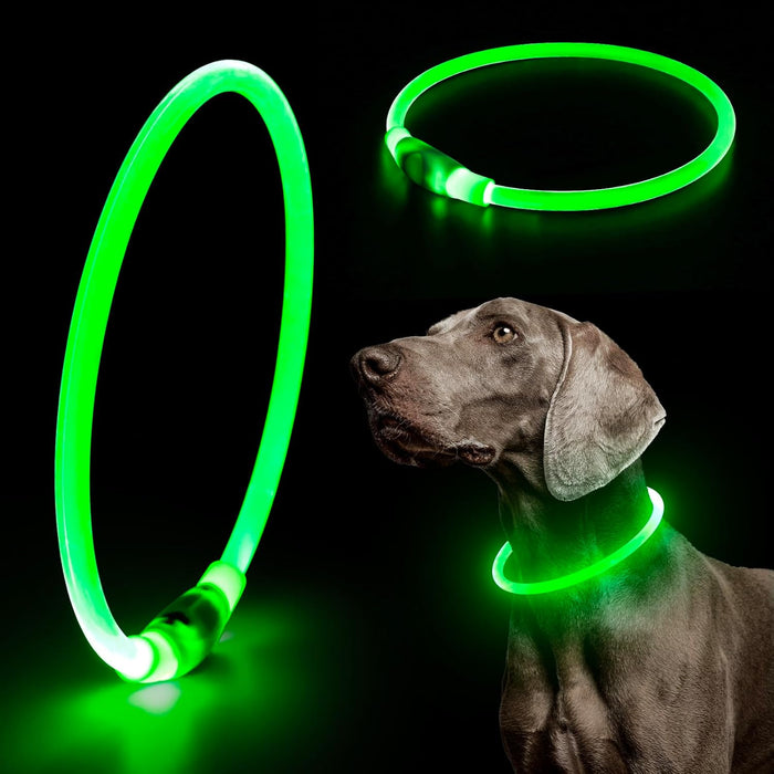 USB Rechargeable LED Safety Collar For Pets