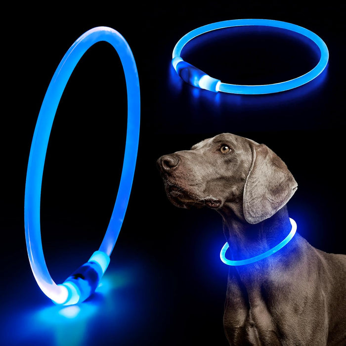 USB Rechargeable LED Safety Collar For Pets