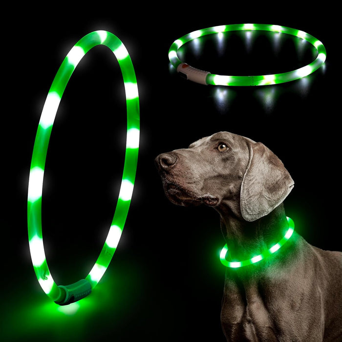 USB Rechargeable LED Safety Collar For Pets