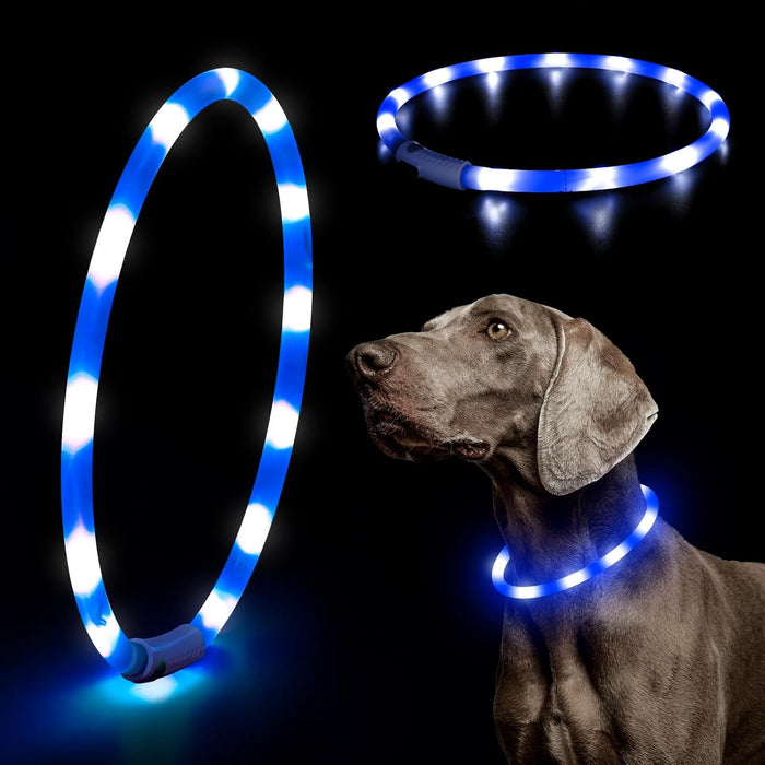 USB Rechargeable LED Safety Collar For Pets