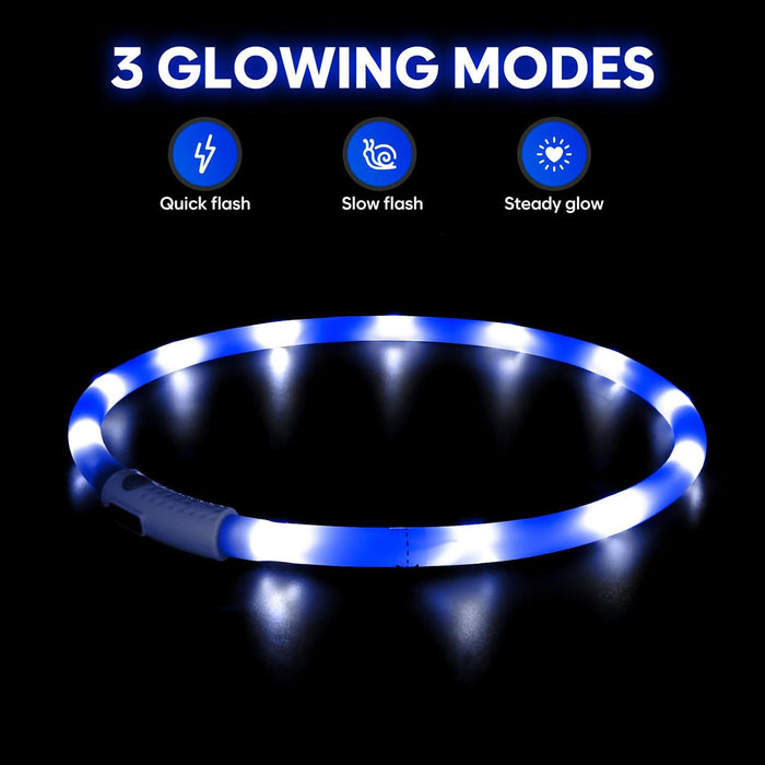 USB Rechargeable LED Safety Collar For Pets