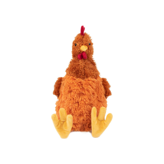 Crinkle Chicken Plush Dog Toy For Interactive Play