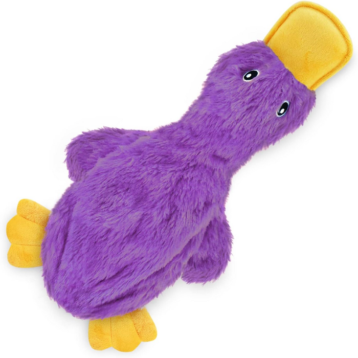 Crinkle Duck Shaped Dog Toy With Squeaker