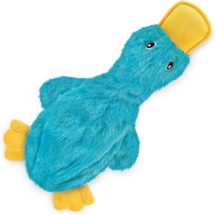 Crinkle Duck Shaped Dog Toy With Squeaker