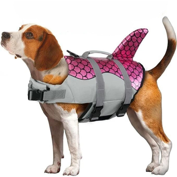 Dog Life Vests With Dog Life Preserver For Swimming, Boat