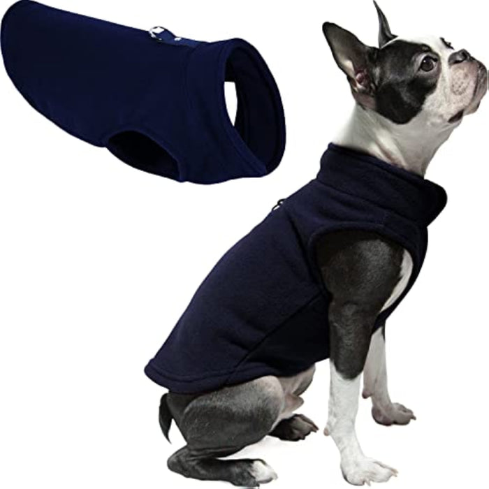 Fleece Vest Dog Sweater Fleece Dog Jacket With Cold Weather Clothes