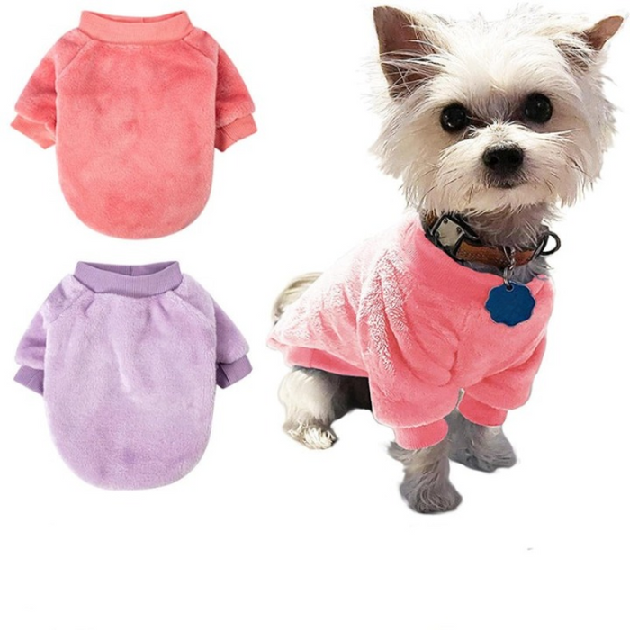 Dog Sweater, Pack Of 2 Or 1, Dog Clothes, Dog Jacket For Small Or Medium Dogs, Ultra Soft And Warm Cat Sweaters