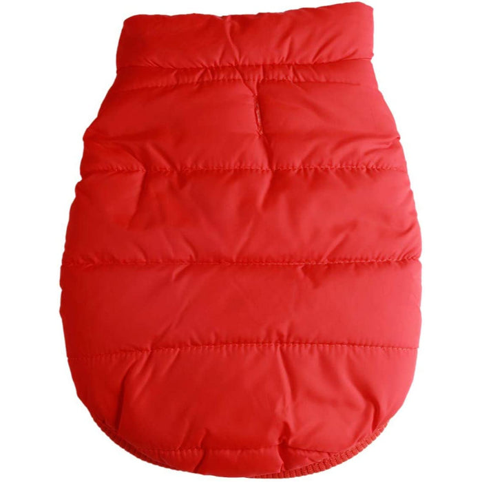 2 Layers Fleece Lined Warm Dog Jacket For Puppy Winter Cold Weather,Soft Windproof Small Dog Coat