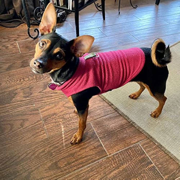 Fleece Vest Dog Sweater Warm Pullover Fleece Dog Jacket