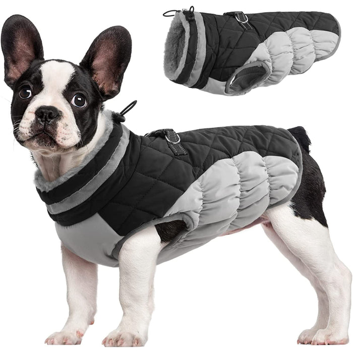 Padded Vest Jacket Dog Winter Coat Windproof Warm Winter Dog Jacket