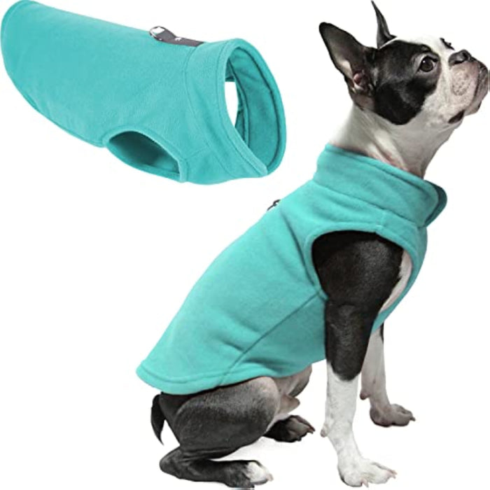 Fleece Vest Dog Sweater Fleece Dog Jacket With Cold Weather Clothes