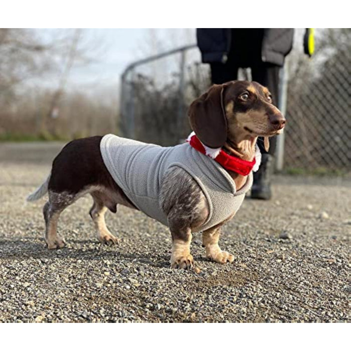 Fleece Vest Dog Sweater Warm Pullover Fleece Dog Jacket