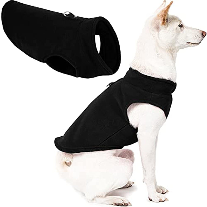 Fleece Vest Dog Sweater Warm Pullover Fleece Dog Jacket