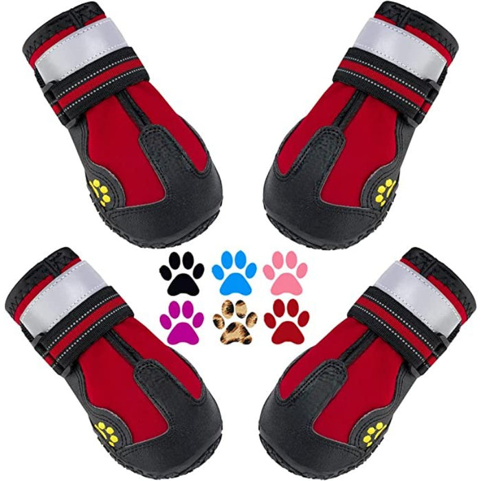 Dog Shoes For Large Dogs For Winter Snowy Day Anti Slip Sole