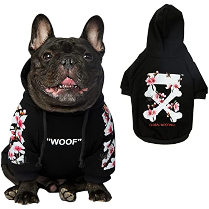 Woof Dog, Designer Dog Hoodies For Small Medium Large Breeds