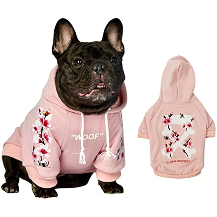Woof Dog Hoodie, Designer Hoodies Art Collection Dog Sweatshirts