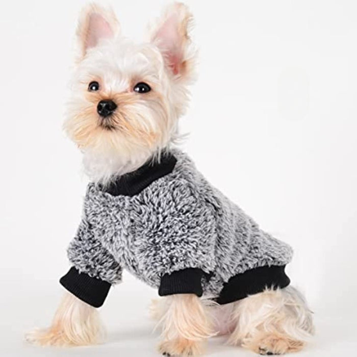 Pet Dog Clothes Dog Sweater Soft Thickening Warm Pup Dogs Shirt Winter Puppy Sweater