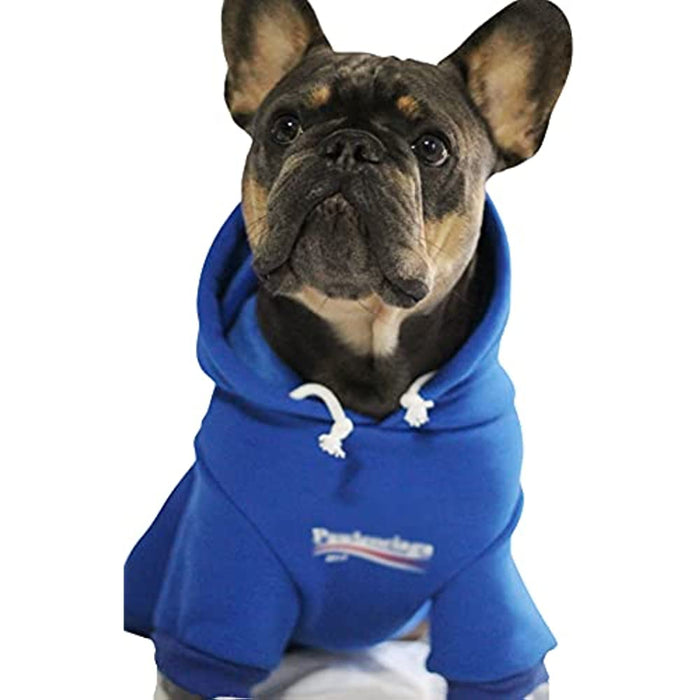 Dog Hoodie Pet Clothing, Cats Hoodies, Stylish Streetwear Blue Dog Sweatshirt Tracksuits, Dog Outfit For Dog Cat Puppy