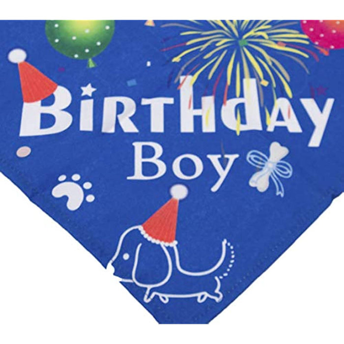 Dog Birthday Bandana Hat Set Dog Puppy Birthday Party Supply Dog Bandana Boy Girl Puppy Birthday Hat Scarf For Small Medium Dog Pet