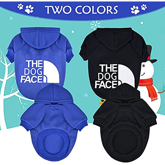 Dog Sweatshirt Hoodie 2 Pack Pet Puppy Sweaters For Small Dogs Girl Boy Chihuahua Doggie Clothes Outfit Apparel Cats Clothing Coats