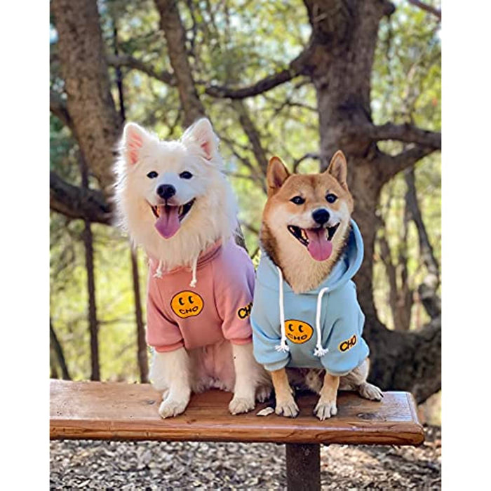 Dog Hoodie Clothing, Cats Hoodies, Stylish Streetwear Blue Dog Sweatshirt Tracksuits, Dog Outfit For Dog Cat Puppy