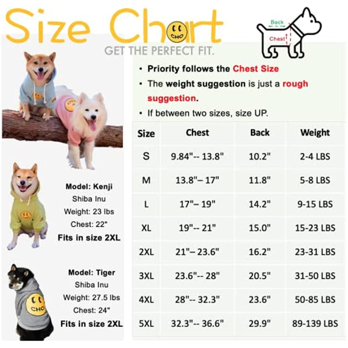 Smiley Dog Hoodie Dog Clothes Smiley Face Sweater Cotton Sweatshirt Fashion Outfit For Dogs Cats Puppy