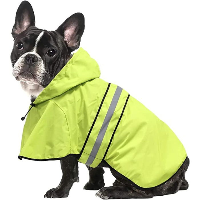 Rain Coat For Small Dogs Waterproof Adjustable Pet Raincoat Jacket