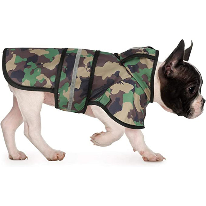 Dog Raincoat Hooded Slicker Poncho For Dogs and Puppies