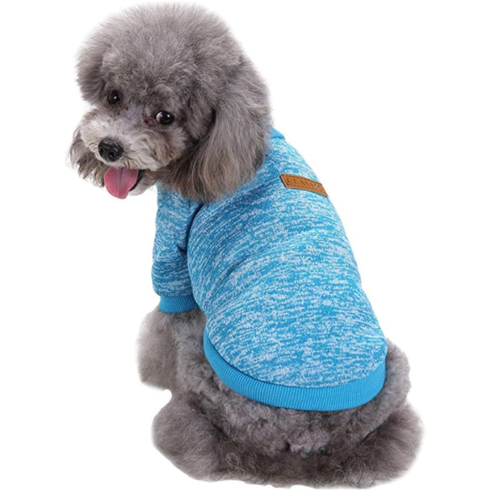 Pet Dog Classic Knitwear Sweater Warm Winter Puppy Pet Coat Soft Sweater Clothing