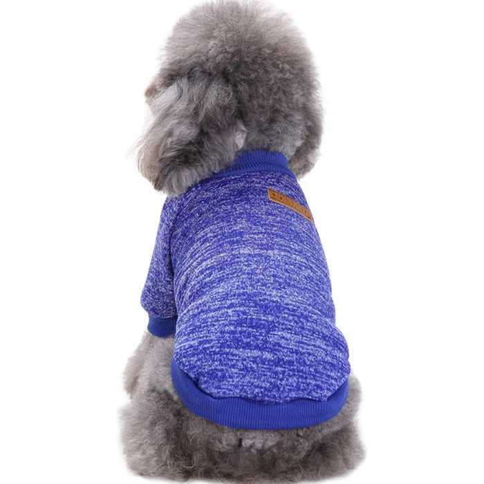 Pet Dog Classic Knitwear Sweater Warm Winter Puppy Pet Coat Soft Sweater Clothing