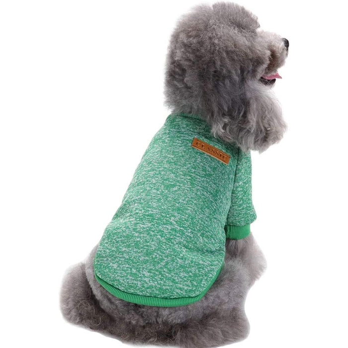 Pet Dog Classic Knitwear Sweater Warm Winter Puppy Pet Coat Soft Sweater Clothing