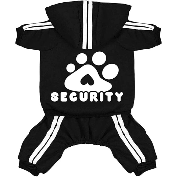Dog Jumpsuit Sweatshirt With Security Patterns Outfit