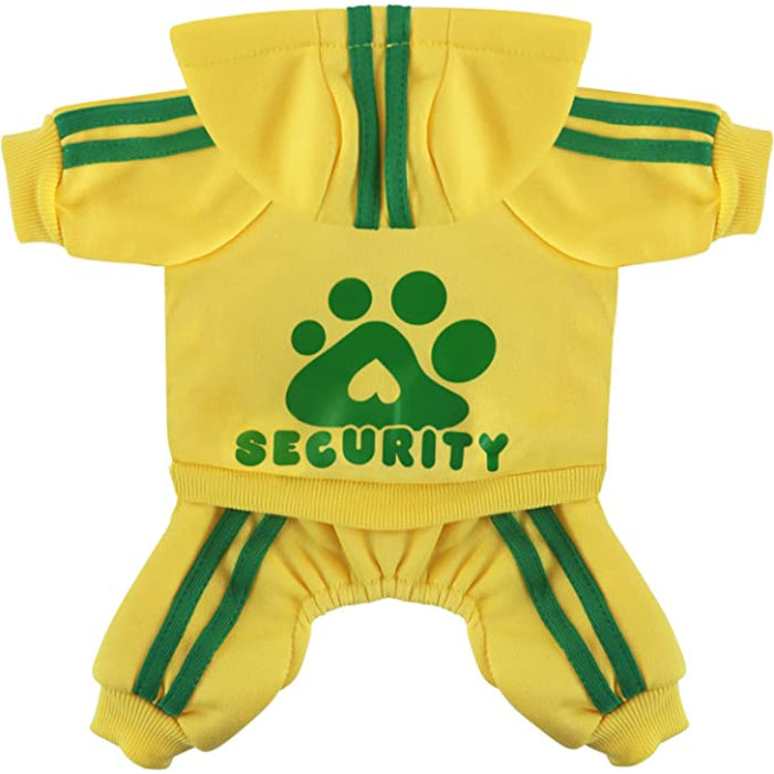 Dog Jumpsuit Sweatshirt With Security Patterns Outfit