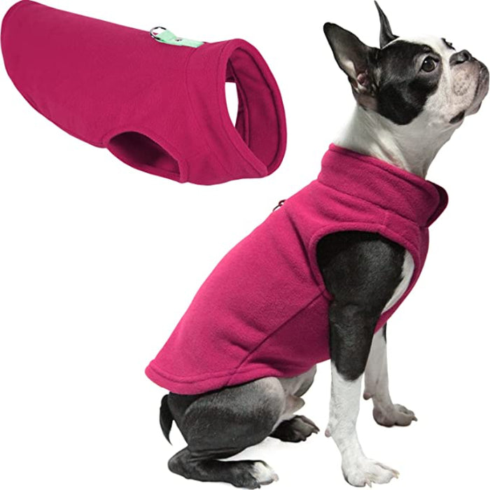 Fleece Vest Dog Sweater Warm Pullover Fleece Dog Jacket