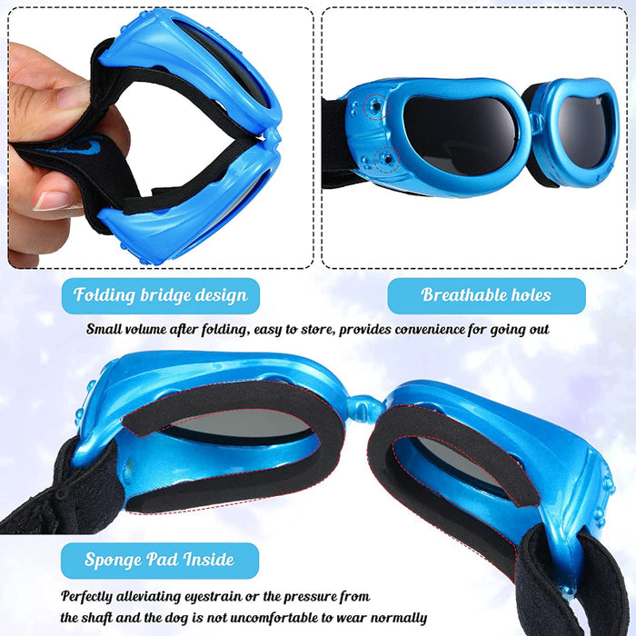 Small Dog Helmet Goggles UV Protection Doggy Sunglasses