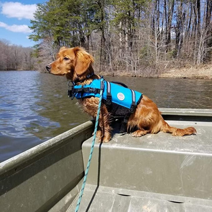 Ripstop Dog Life Vest, Reflective & Adjustable Life Jacket For Dogs