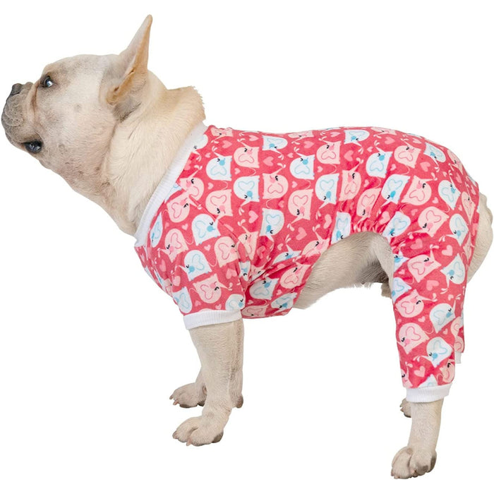 Dog Pyjamas Cat Clothes Pet Soft Onesie For Small Dogs