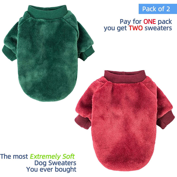 Dog Sweater Ultra Soft And Warm Cat Pet Sweaters