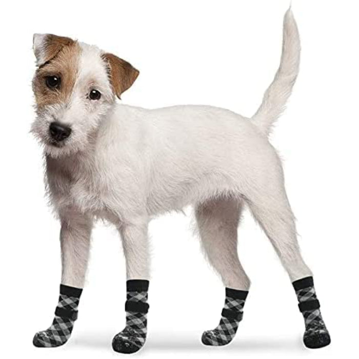 Double Side Anti-Slip Dog Socks Adjustable Pet Paw Protector