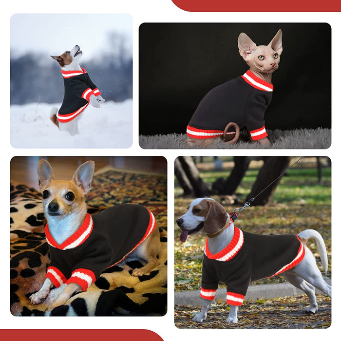 Dog Pullover Sweater For Cold Weather Outfit